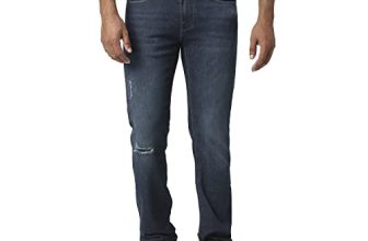 Pepe Jeans Men Mid Rise Slim Fit Jeans,Blue,38