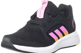 Adidas Womens Edge Lux 5 Cblack/Beampk/Beamye Sneaker – 5 Uk (Gy4704)