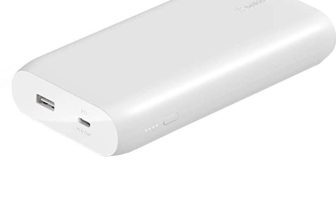 Belkin 20000 Mah 30 W Power Bank(White, Lithium-Ion, For Laptop, Mobile)