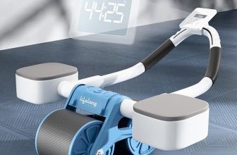 Lifelong Llar02 Ab Roller With Timer | Abdominal Exercise Fitness For Men & Women Ab Exerciser(Blue)