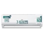 Haier 1.5 Ton 3 Star Twin Inverter Split Ac (Copper, 7 In 1 Convertible, Frost Self Clean, Hd Filter, Cools At 54°C, Long Air Throw – Hsu17Vp-Tqs3Bn-Inv, White)