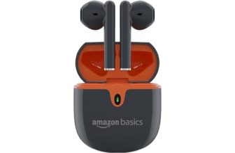 Amazon Basics True Wireless In-Ear Earbuds With Mic, Touch Control, Ipx5 Water-Resistance, Bluetooth 5.3, Up To 30 Hours Play Time, Voice Assistance And Fast Charging (Grey)