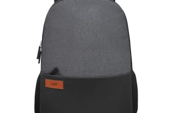 Skybags Evo 3 Compartment Laptop Backpack Black & Grey, 18 Liter