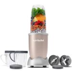 Nutribullet Pro 900W Champagne Gold, 12 Pcs Set, Usa #1 Mixer / Grinder / Smoothie Maker, “The Original “, Food Processor, Best Blender, 3 Unbreakable Jars, 2 Blade Set (Wet & Dry) – 900 Watts