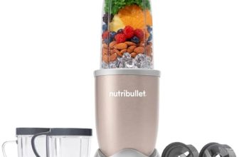 Nutribullet Pro 900W Champagne Gold, 12 Pcs Set, Usa #1 Mixer / Grinder / Smoothie Maker, “The Original “, Food Processor, Best Blender, 3 Unbreakable Jars, 2 Blade Set (Wet & Dry) – 900 Watts