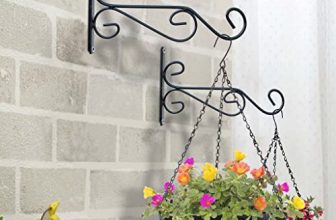 Trustbasket Evander Wall Bracket For Hanging Plants (Pack Of 5) Wall Shelf Brackets Plant Hangers For Hanging Flower Pots For Indoor And Outdoor Plants