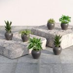 Lifelong Set Of 6 Home Decor For Living Room & Balcony | 6 Inch Flower Pot | Decorative Indoor & Outdoor For Plants | Gamla, Pot Stand For Home & Garden Decoration | Ideal For Small Plants
