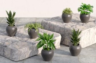 Lifelong Set Of 6 Home Decor For Living Room & Balcony | 6 Inch Flower Pot | Decorative Indoor & Outdoor For Plants | Gamla, Pot Stand For Home & Garden Decoration | Ideal For Small Plants