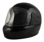 Sage Square Audei Prime (Isi Certified) Full Face Helmet (Black Glossy) (Small)