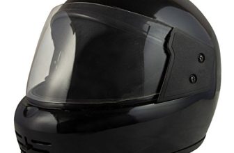 Sage Square Audei Prime (Isi Certified) Full Face Helmet (Black Glossy) (Small)