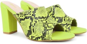 Action Patent Leather Sandals| Pattern| Transparent Block Heel| Ankle Strap_Neonsnake_7