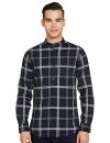 Amazon Brand – Symbol Men’S Checks Regular Casual Shirt (Sy-S22-Cs-04_Navy-Window Chk M)
