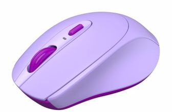 Portronics Toad 31 Wireless Mouse With 2.4 Ghz Connectivity, Usb Receiver, 10M Working Distance, Ergonomic Design, Auto Power Saving, Adjustable Dpi For Laptop & Pc (Purple)