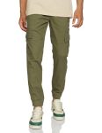 Amazon Brand – Symbol Men’S Stretchable Cargo Jogger Pants | Chinos | Casual Mid Rise Trousers (Slim Fit) (Lt Olive_30)
