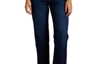 Amazon Brand – Symbol Women’S Women’S Straight Fit Jeans (Sym – Aw22Wjns – 904_Dark Blue_28)