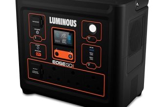 Luminous Edge Go P1200 Portable Power Station | 800W Output | 864 Wh | Fast Charging | Powers Multiple Devices | For Campers, Outdoor Shoot, Travel, Outdoor Parties, & Home Back-Up | 5 Year Warranty