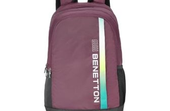United Colors Of Benetton Brenton Polyester 26L Laptop Backpack For Unisex – Red