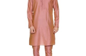 Amazon Brand – Symbol Men’S Kurta Sets (Sy-A22-Mna-Etk-04A_Onion_M)