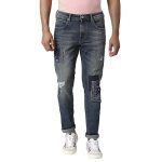 Pepe Jeans Men’S Mid Rise Slim Fit Jeans