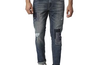 Pepe Jeans Men’S Mid Rise Slim Fit Jeans