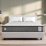 Springwel Essential Reversible 5 Inch Mattress | 15 Yrs Warranty | Hr Foam | Medium Firm Quilted Mattress With Breathable & Anti Microbial Bamboo Charcoal Fabric Cover | Queen Size (75X60X5) Inches