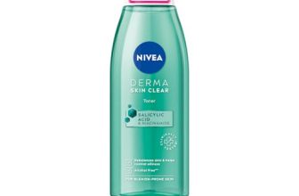 Nivea Derma Skin Clear Toner (200Ml), Cleansing And Hydrating, Salicylic Acid Toner Enriched With Niacinamide To Rebalance And Remove Impurities, For Blemish-Prone Skin