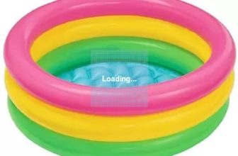 Intex Glow Baby Pool Inflatable Swimming Pool (Multicolor)