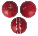 Tima Sports Fun Poly Hard Synthetic Red Cricket Ball (Red Pack Of 3)
