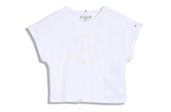 Tommy Hilfiger Girls White Color Tshirt (6)