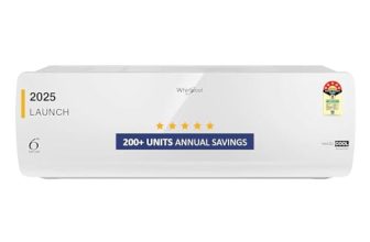 Whirlpool 1.5 Ton 5 Star, Magicool Inverter Split Ac (Magicool 15T 5S Inv Cnv S5K2Pp0, Copper, Convertible 4-In-1 Cooling Mode, Hd Filter White)