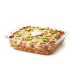 Amazon Brand – Solimo Baking Dish, Safe For Use In Microwave, Oven And Dishwasher (Rectangle, 900 Ml) –