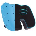 Careforce Orthopedic Coccyx Cushion For Tailbone Pain Gel Car Seat Cushions For Chair Tailbone Pillow For Sitting Seat Cushion For Car Driving Seat Sitting Pillow Coccyx Seat Cushion For Chair Pu+Gel