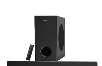 Philips Tab7007 2.1 Ch 240W Dolby Digital Plus Bluetooth Soundbar V5.3 With Extra Bass, Wireless Subwoofer, Multi-Connectivity Option With Supporting Usb, Hdmi, Aux & Remote Control (Black)