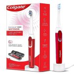 Colgate Proclinical 500R Whitening Rechargeable Sonic Toothbrush, Electric Toothbrush With Soft & Spiral Bristles, Dual-Brushing Mode (With Replaceable Brush Head, Charger, And Travel Case Included)