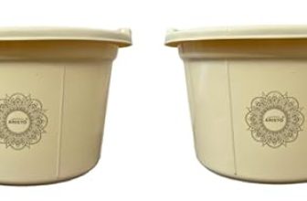 Aristo Multipurpose Plastic Tub 32 Ltr Aqua Ivory Combo
