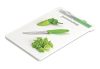 Crystal Plastic Chopping Board With Knife, Standard, Multicolor