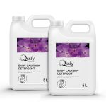 Qssiy Hypoallergenic Baby Laundry Detergent 10L – Gentle Newborn Stain Remover, French Lavender Fragrance