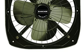 Anchor By Panasonic Anmol Deluxe-R 300Mm Exhaust Fan For Kitchen | Exhaust Fan For Bathroom (2 Yrs Warranty) (Metallic Grey, 14995)