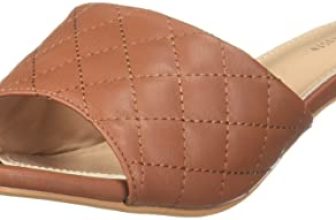 Van Heusen Womens Flatform Heeled Sandal, Brown, 6 Uk