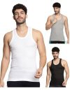 Lux Derby Men’S Vest With Drop Needle Design – Mercerized Cotton, Comfortable, Long-Lasting Vest(Pack Of 3)(95Cm)(Color May Vary) Assorted