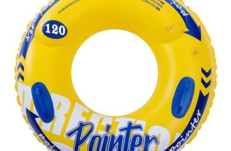 Cockatoo Tr02-Inflatable Medium Pvc Tube Ring, Swimming Tube Ring For Men & Women, Yellow