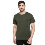 Van Heusen Sport Men Cool It T-Shirt – 100% Cotton Single Jersey – Moisture Activated, Crew Neck, Short Sleeve_70023_Hunter Green_S