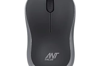 Ant Value Fkapu03 1000 Dpi Wireless Mouse – Black, Silver
