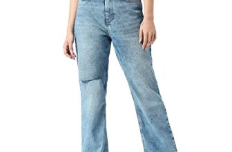 Pepe Jeans Women’S High Rise Skinny Straight Fit Jeans Light Used