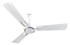 Havells 1200Mm Ambrose Es Ceiling Fan|Premium Finish, Deco. Fan, Elegant Looks, High Air Delivery, Energy Saving, 100% Pure Copper Motor|2 Year Warranty By Brand | (Pack Of 1, Pearl White Wood) 1 Star