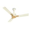 Havells Eva 1200Mm Ceiling Fan, Energy Efficient With Low Power Consumption, High Air Delivery | 2 Years Manufacturer Warranty | Metallic Cream Wicker