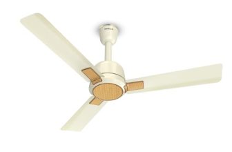 Havells Eva 1200Mm Ceiling Fan, Energy Efficient With Low Power Consumption, High Air Delivery | 2 Years Manufacturer Warranty | Metallic Cream Wicker