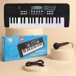 Storio Kids Piano Keyboard With Mic | 37 Keys, 8 Rhythms, 8 Tones & 6 Demo Songs | Electronic Musical Toy For Boys & Girls Age 2-5 | Educational & Recording Keyboard For Beginners
