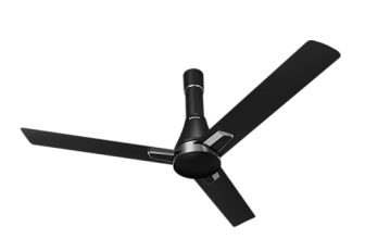 Bajaj Voittaa 1200Mm Bldc Ceiling Fans For Home | Bee 5 Star Rated Energy Efficient | 100% Copper Motor | High Air Delivery | Rf Remote | 2-Yr Warranty 【Glaze Black & Chrome】