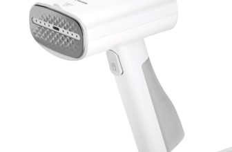 Havells Vela Handheld Garment Steamer For Clothes | 1100 Watt | 360° Steaming | Anti-Spill Technology | Quick Steam Ready |100Ml Detachable Tank | Upto 22G/Min Steaming Rate | 2 Year Warranty | White